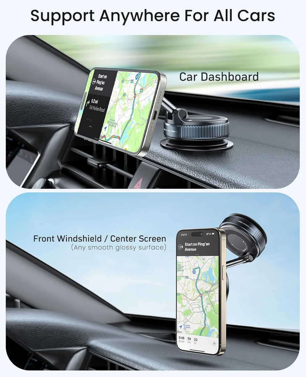 MagPro™ Magnetic Phone Holder by IndyGadgets (Supports All Phones)