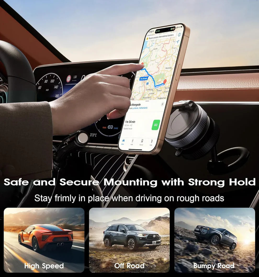 MagPro™ Magnetic Phone Holder by IndyGadgets (Supports All Phones)
