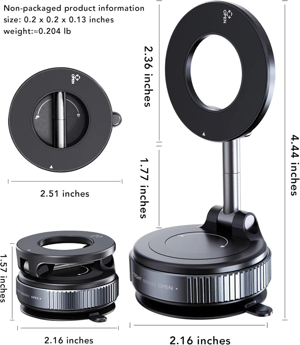 MagPro™ Magnetic Phone Holder by IndyGadgets (Supports All Phones)
