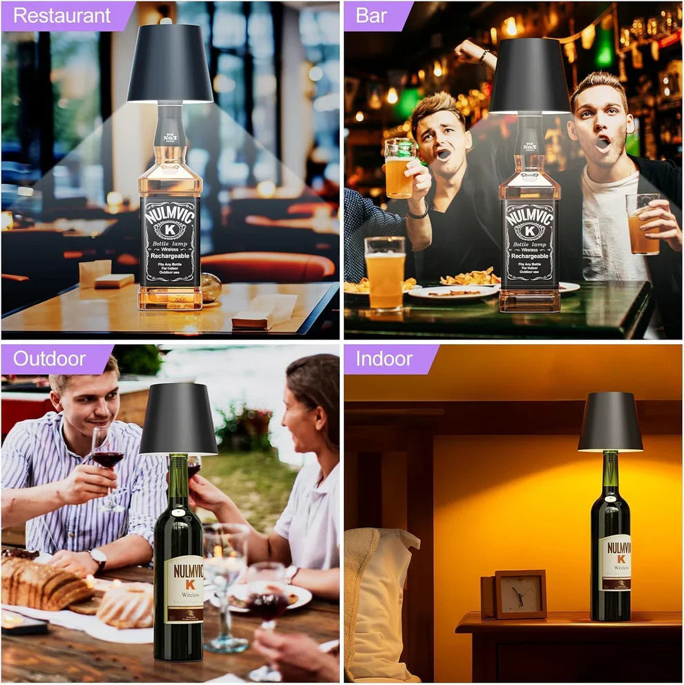 Wireless LED Bottle Lamp | 3 Colour Modes