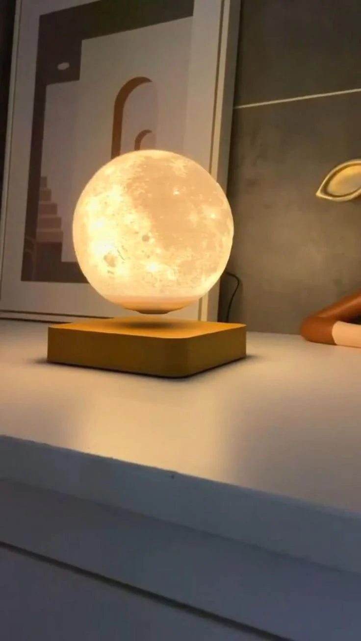 Levitating Moon Lamp by IndyGadgets