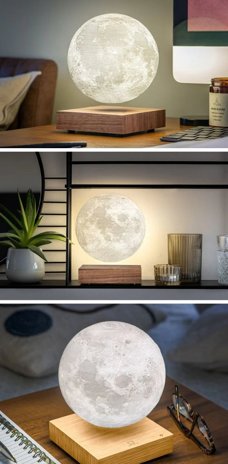 Levitating Moon Lamp by IndyGadgets