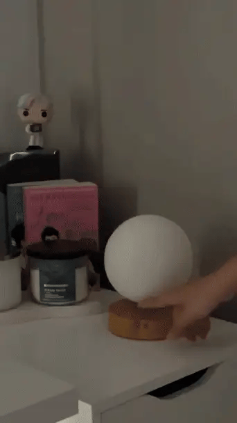 Levitating Moon Lamp by IndyGadgets