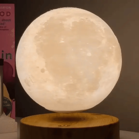 Levitating Moon Lamp by IndyGadgets