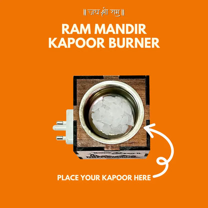 3 in 1 Ayodhya Ram Mandir Electric Kapoor Burner & Night Lamp