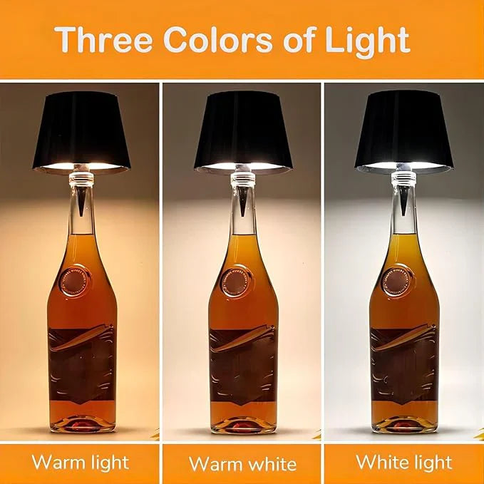 Wireless LED Bottle Lamp | 3 Colour Modes