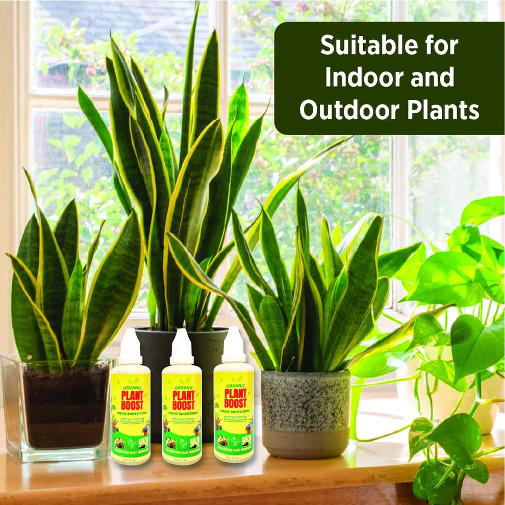 Organic Plant Boost Liquid Bio Fertilizer for All Plants [Buy 1 get 3 free]